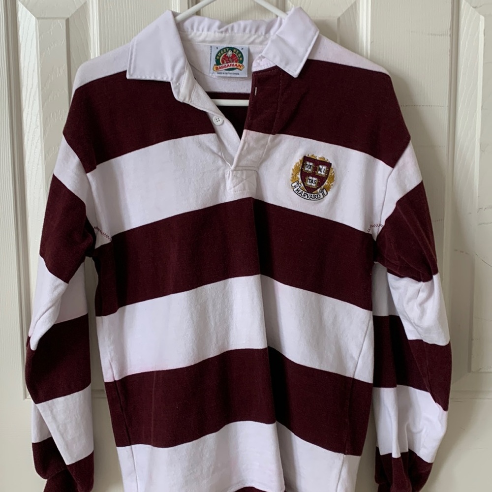 VINTAGE Harvard Rugby shirt